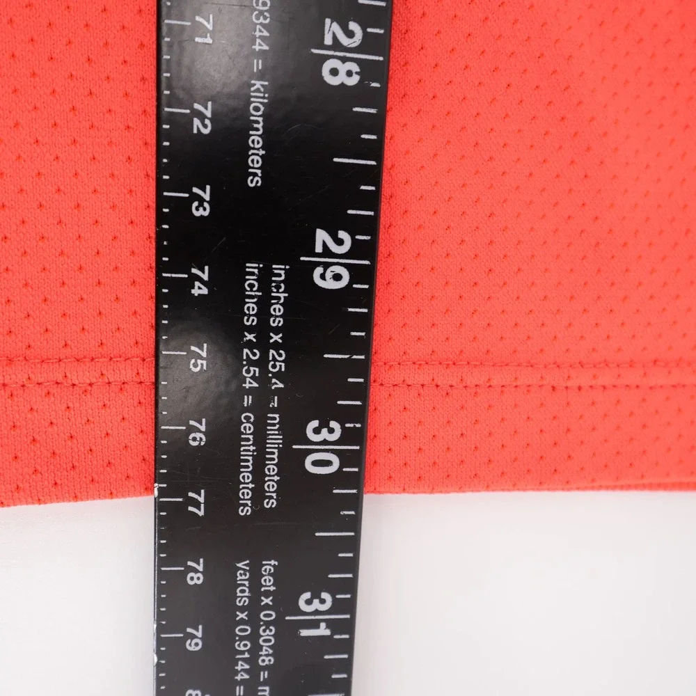 Nike Zonal Cooling Striped Polo Shirt Orange Short Sleeve‎ Mens XL AH8465-816